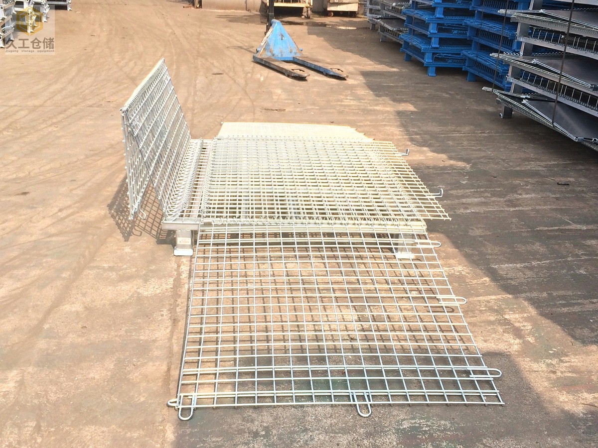 久工倉(cāng)儲(chǔ)設(shè)備-折疊式倉(cāng)儲(chǔ)籠加蓋，久工倉(cāng)儲(chǔ)籠表面鍍鋅處理-南京倉(cāng)儲(chǔ)籠廠家