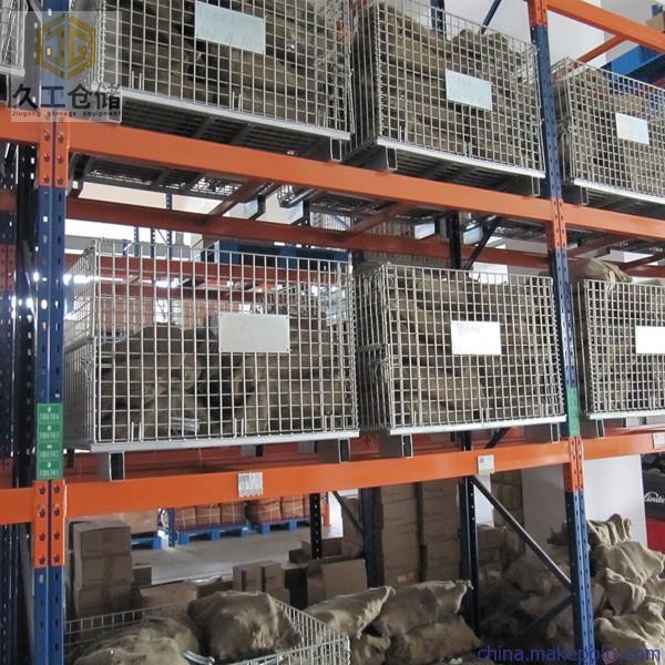 折疊式倉儲籠，重型倉儲籠，牽引倉儲籠簡析，南京久工倉儲籠廠家