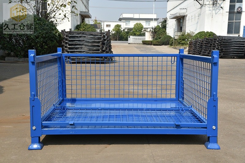 久工倉(cāng)儲(chǔ)設(shè)備帶您一起了解金屬周轉(zhuǎn)箱，鋼制料框！