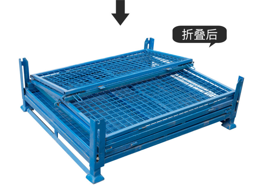 可折疊網(wǎng)箱，鋼制料箱，金屬周轉(zhuǎn)箱，南京久工周轉(zhuǎn)箱廠家