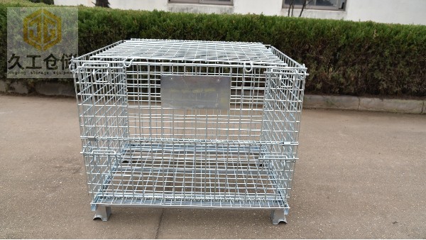 南京久工倉儲籠-加蓋倉儲籠現(xiàn)場展示-加蓋折疊式倉儲籠倉庫籠蝴蝶籠-南京倉儲籠廠家