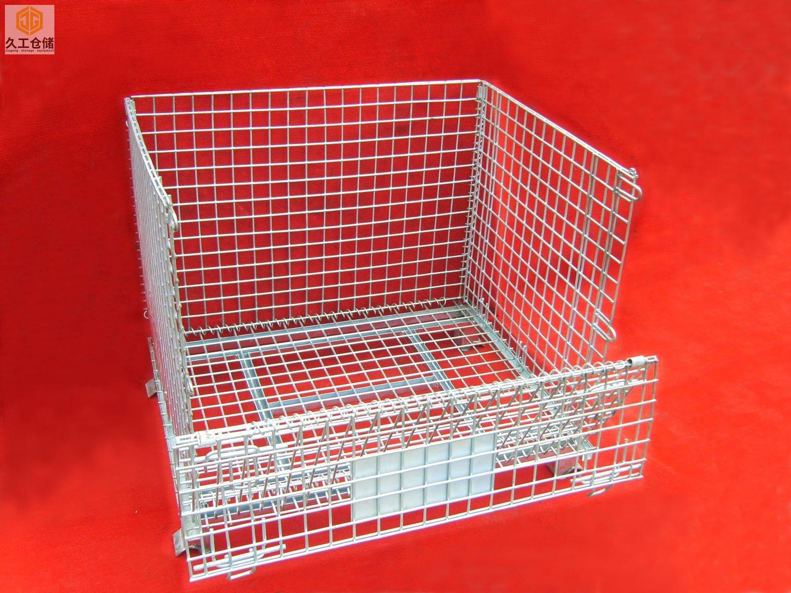 折疊式倉儲籠-定制倉儲籠-鍍鋅倉儲籠-南京倉儲籠廠家-久工倉儲設(shè)備