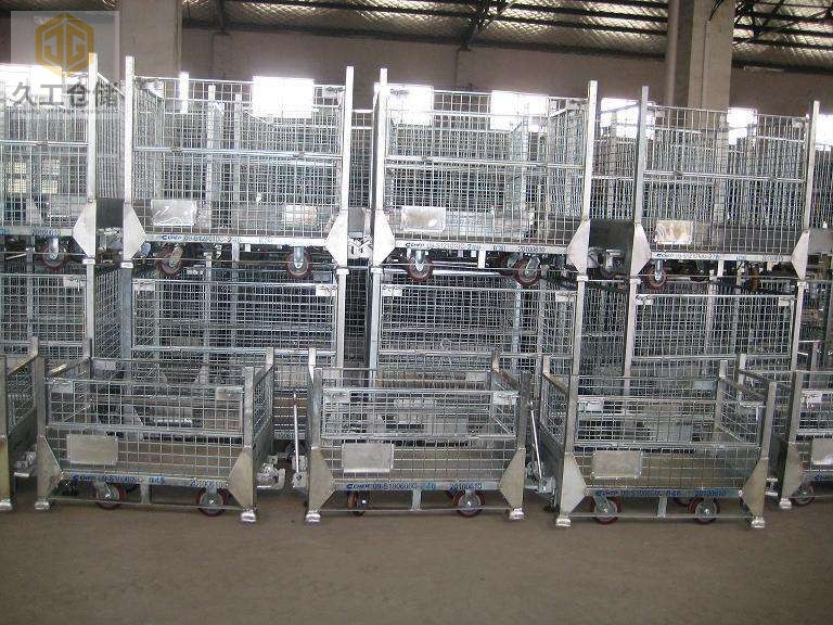 南京久工倉儲(chǔ)籠出口標(biāo)準(zhǔn)，折疊式倉儲(chǔ)籠質(zhì)量管控嚴(yán)格，久工倉儲(chǔ)設(shè)備