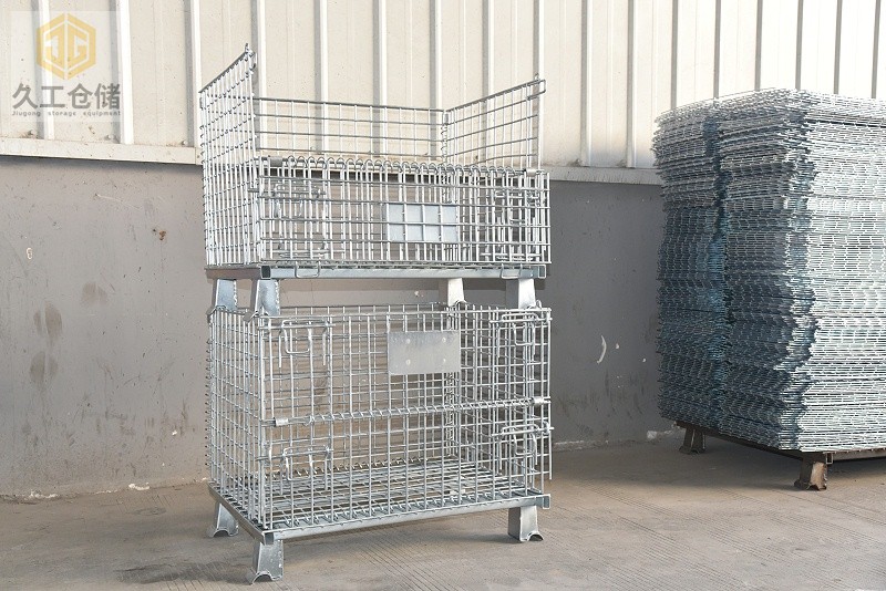 精鍛鑄造廠家如何選擇的折疊式倉儲籠倉庫籠？南京久工倉儲籠廠家