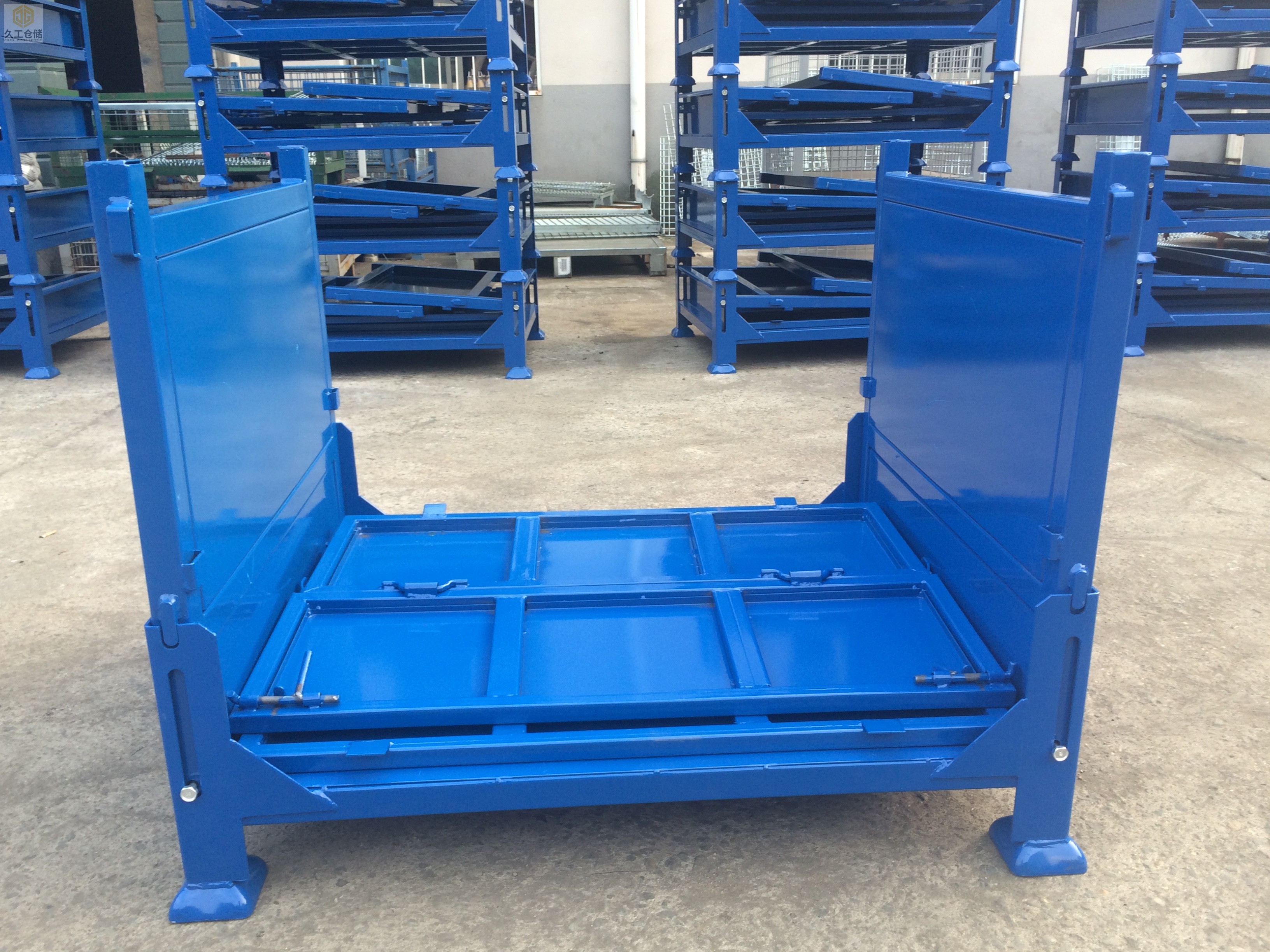 固定式周轉(zhuǎn)箱-固定鐵箱- 金屬箱 -鐵皮箱- 南京金屬周轉(zhuǎn)箱廠家- 南京久工倉(cāng)儲(chǔ)設(shè)備