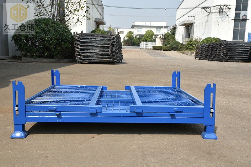 常用的倉(cāng)儲(chǔ)設(shè)備-金屬周轉(zhuǎn)箱,鋼制料箱組裝流程？南京久工倉(cāng)儲(chǔ)設(shè)備-鐵框廠家