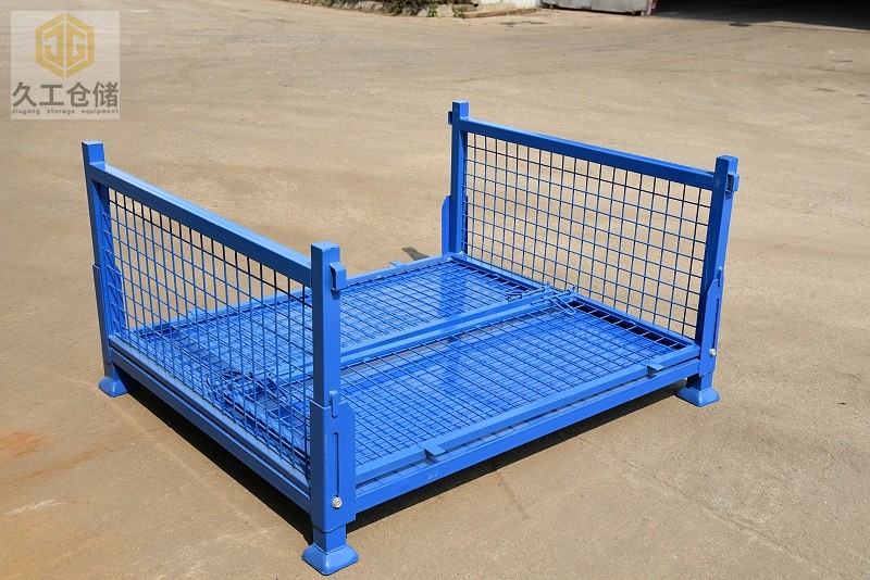 常用的倉(cāng)儲(chǔ)設(shè)備-金屬周轉(zhuǎn)箱,鋼制料箱組裝流程？南京久工倉(cāng)儲(chǔ)設(shè)備-鐵框廠家