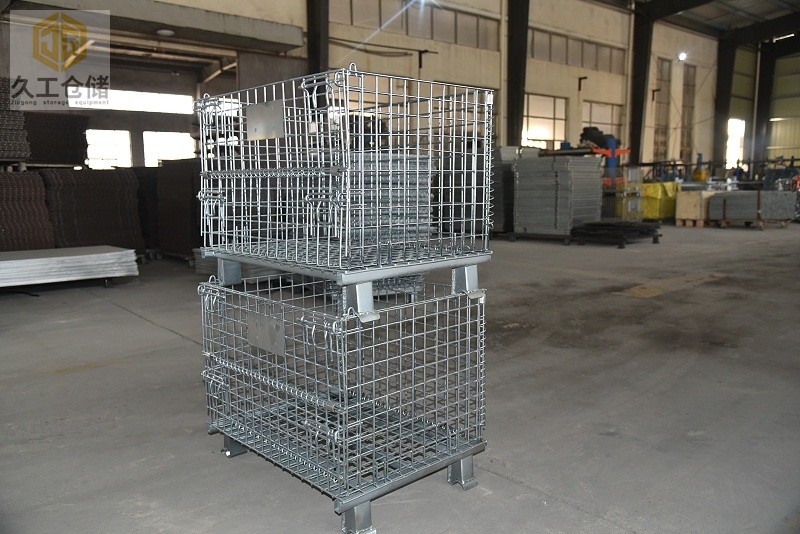 精鍛鑄造廠家如何選擇的折疊式倉儲籠倉庫籠？南京久工倉儲籠廠家