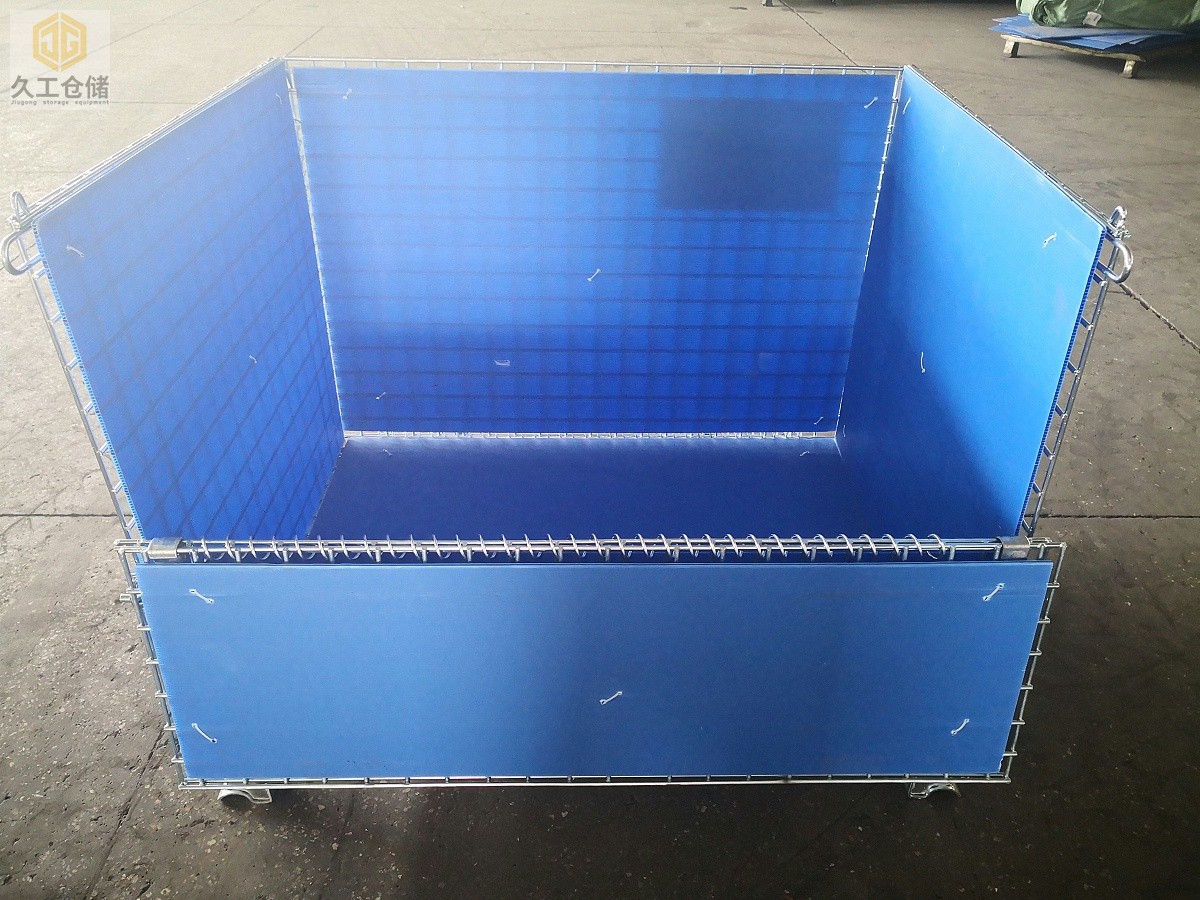 南京久工倉(cāng)儲(chǔ)設(shè)備-中空板倉(cāng)儲(chǔ)籠現(xiàn)場(chǎng)實(shí)拍，支持定制，南京倉(cāng)儲(chǔ)籠廠家直銷，一套也發(fā)！