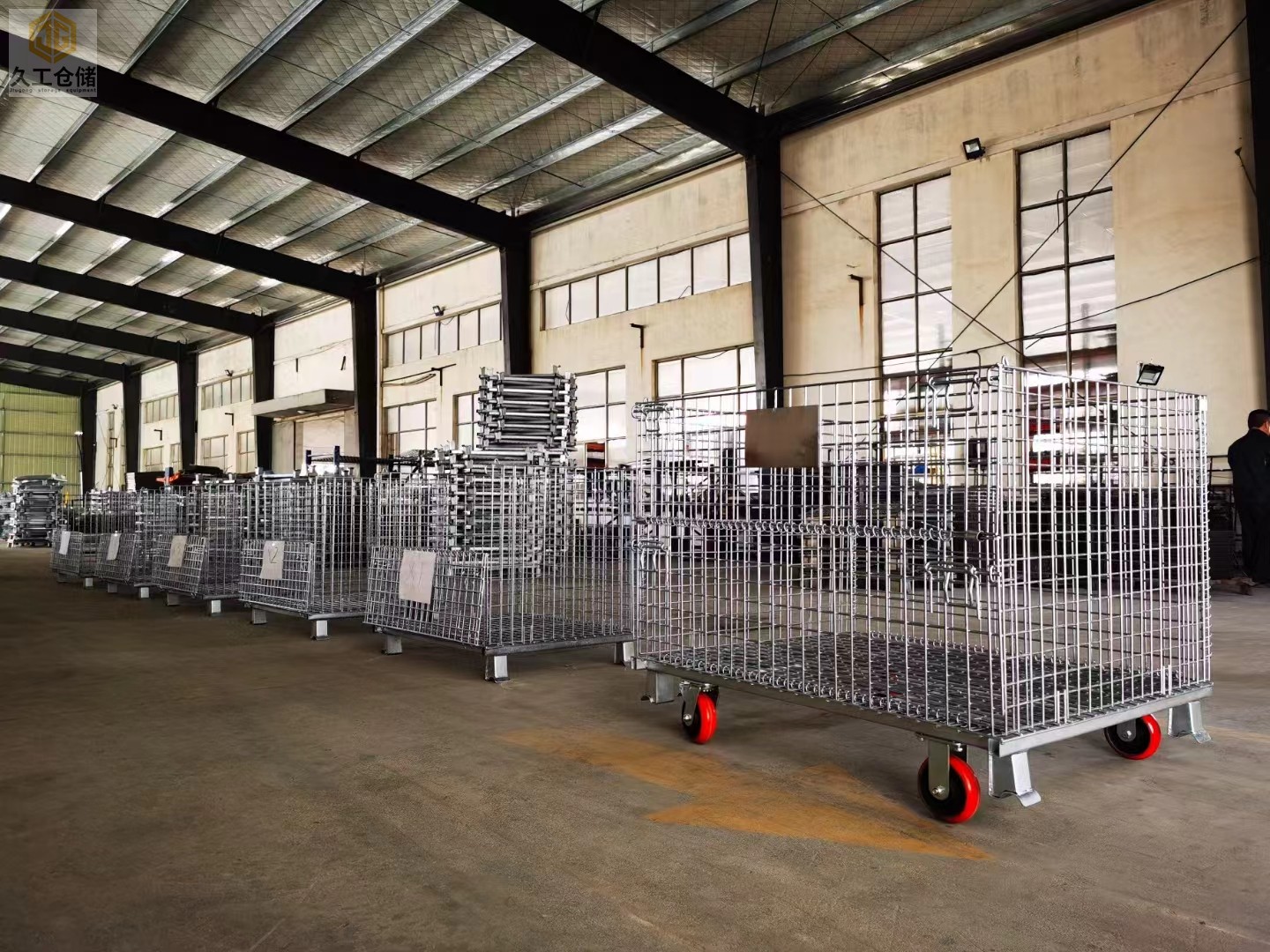 南京久工倉儲-折疊式倉儲籠規(guī)定堅持先打樣，檢驗合格后再批量生產，顧客至上，按需定制！