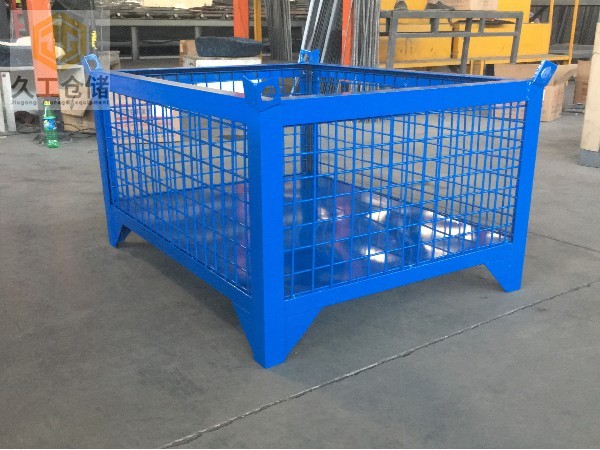 固定料框-藍(lán)色料框-金屬料箱-鋼制料箱-金屬周轉(zhuǎn)箱-南京周轉(zhuǎn)箱廠家-久工倉儲(chǔ)設(shè)備