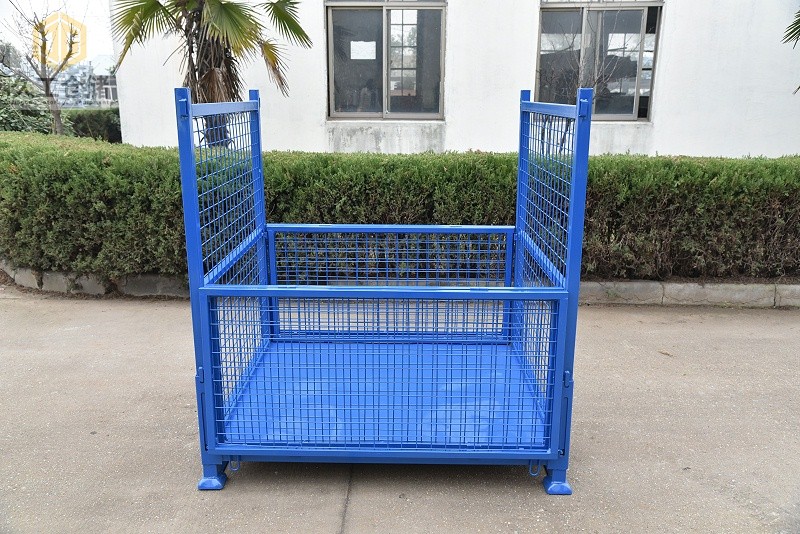 久工倉儲設(shè)備的金屬周轉(zhuǎn)箱，鋼制料箱特點(diǎn)是什么？南京周轉(zhuǎn)箱廠家