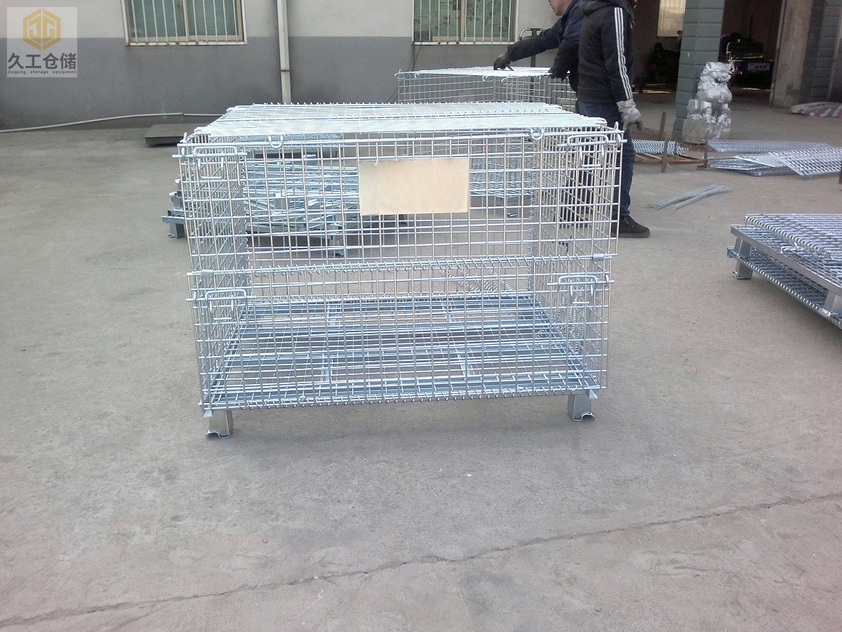 折疊式倉(cāng)儲(chǔ)籠-加蓋倉(cāng)儲(chǔ)籠展示-有什么特點(diǎn)？南京倉(cāng)儲(chǔ)籠廠家-久工倉(cāng)儲(chǔ)設(shè)備